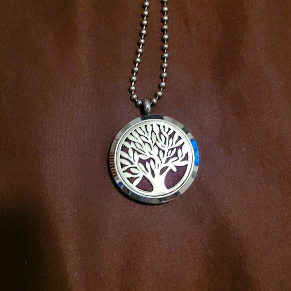 Tree of life defuser necklace